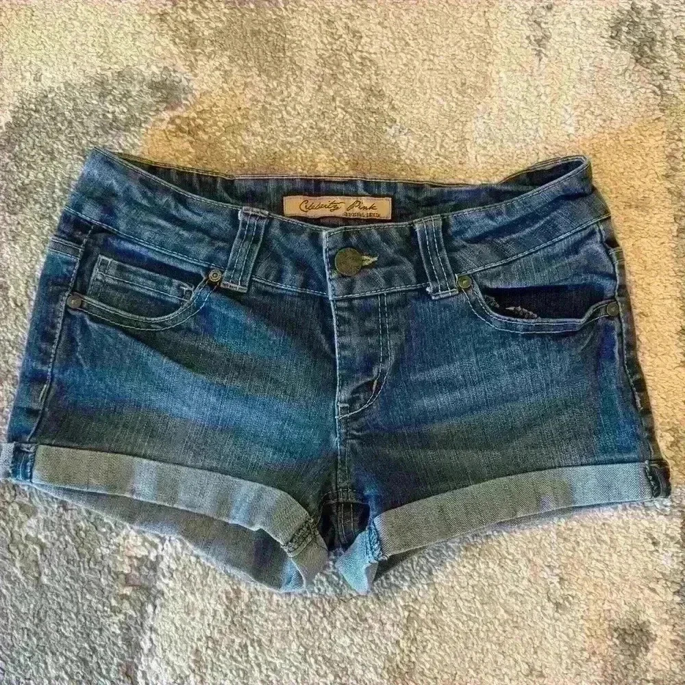 Celebrity Pink Jean Shorts